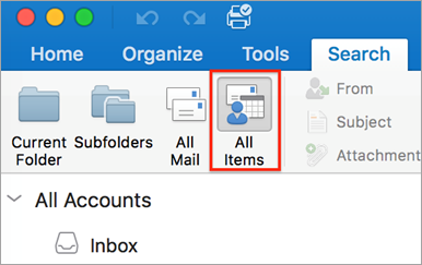 show sent messages in outlook 2016 for mac